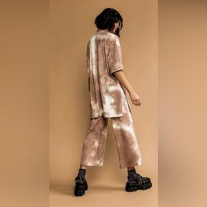 Dressed in LaLa Lex Playsuit - Iced Latte Tie Dye